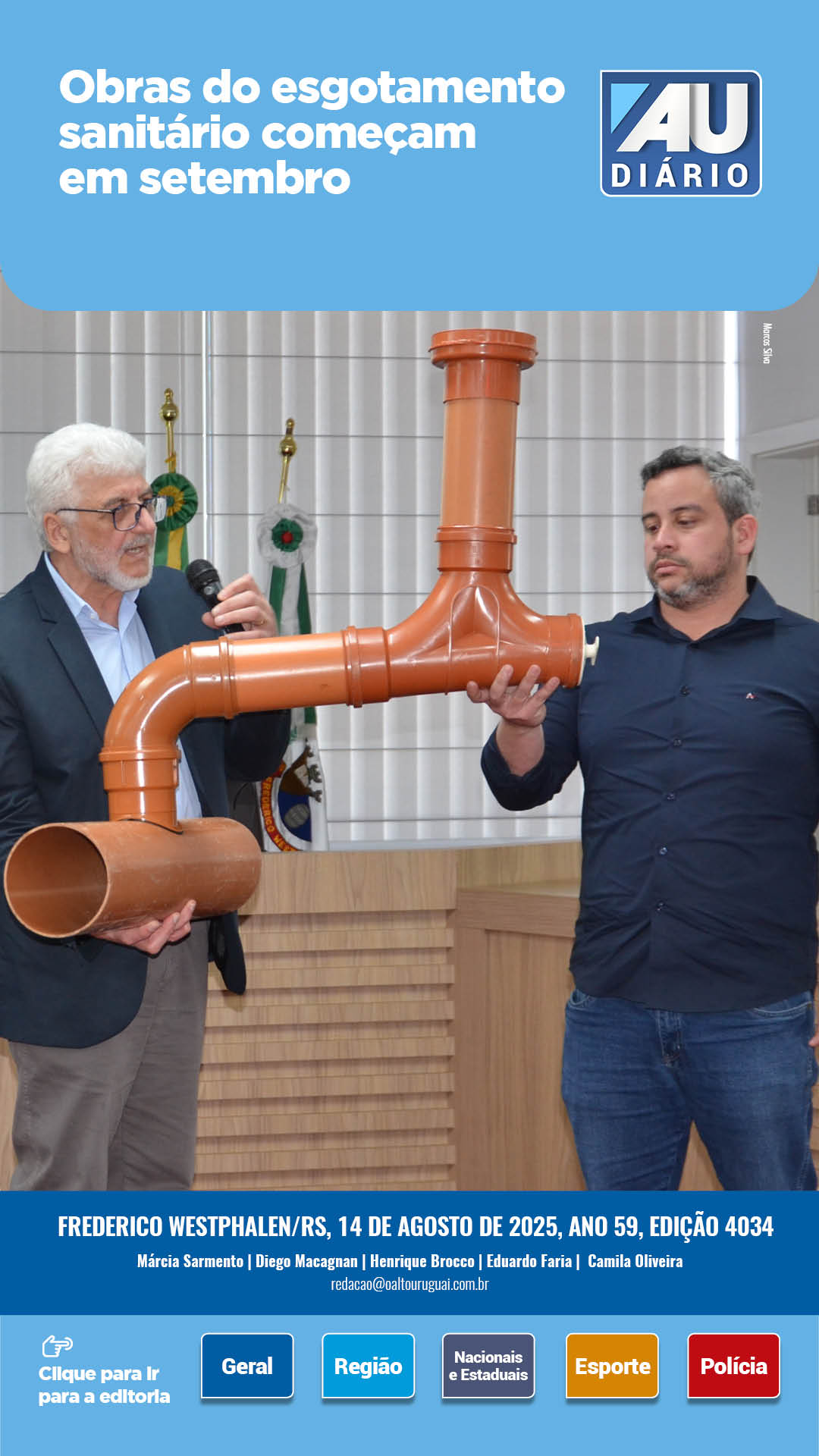 Capa Edição 4034 - Quinta