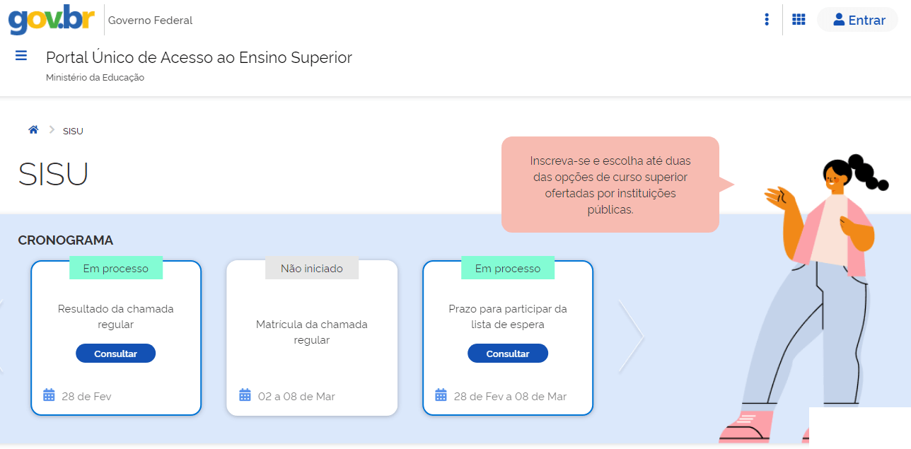 Maiores notas de corte do SiSU 2023