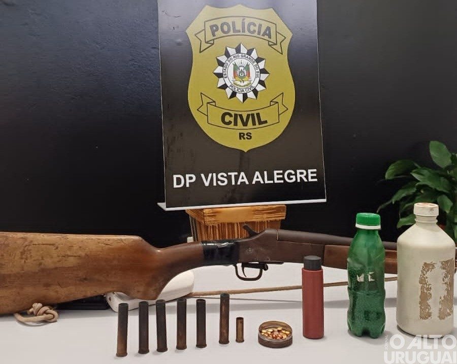 Delegacia de Polícia de Vista Alegre cumpre mandado de busca e apreensão