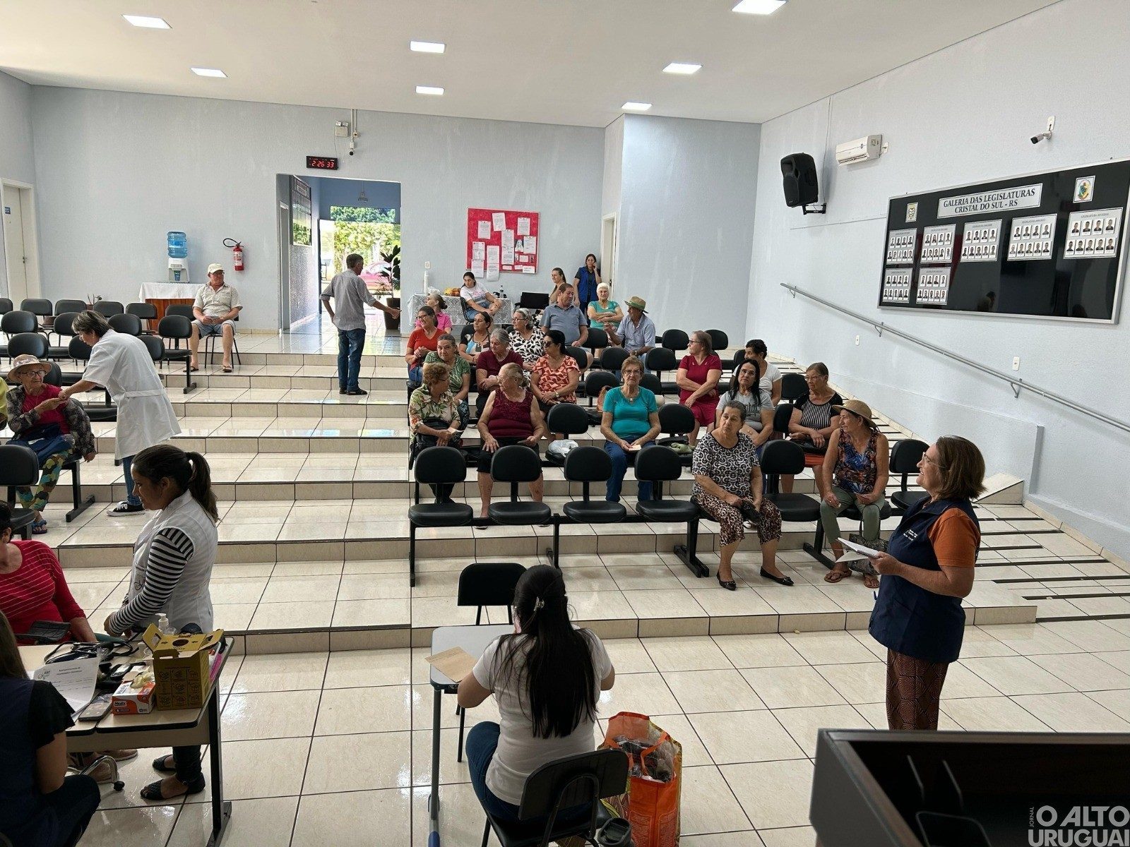 Iniciados encontros dos grupos de hipertensos e diabéticos do ESF de Cristal do Sul