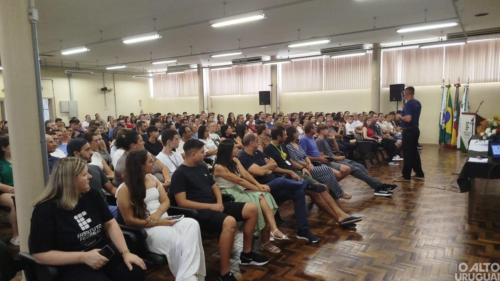 Ano letivo recomeça no IFFar-FW com acolhimento a estudantes e servidores