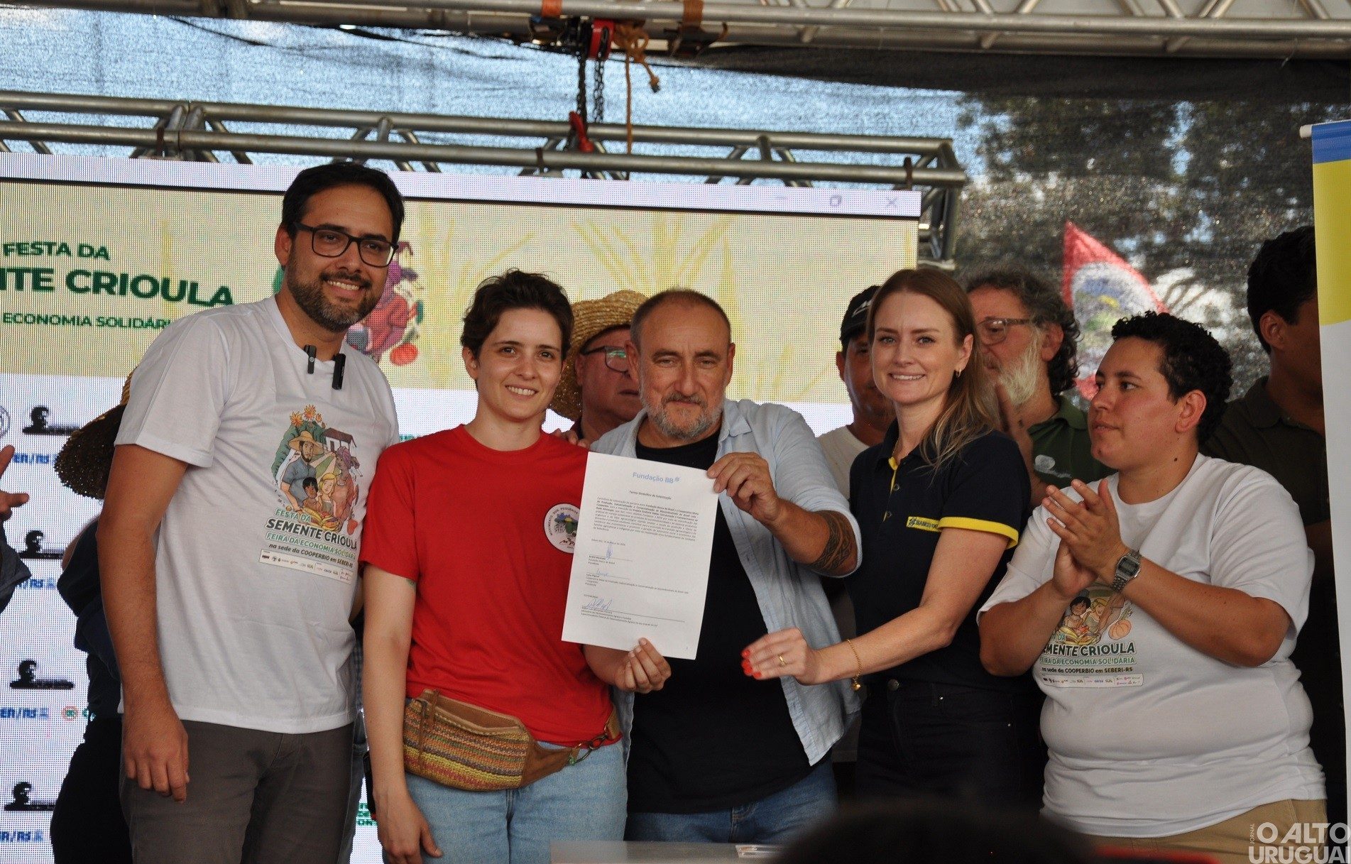 Fundação Banco do Brasil firma convênio com a Cooperbio e amplia apoio à agroecologia em Seberi