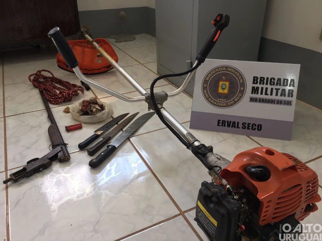Brigada Militar recupera material furtado em Erval Seco