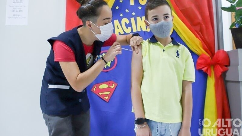 Região tem quase 85% das crianças vacinadas com ao menos uma dose