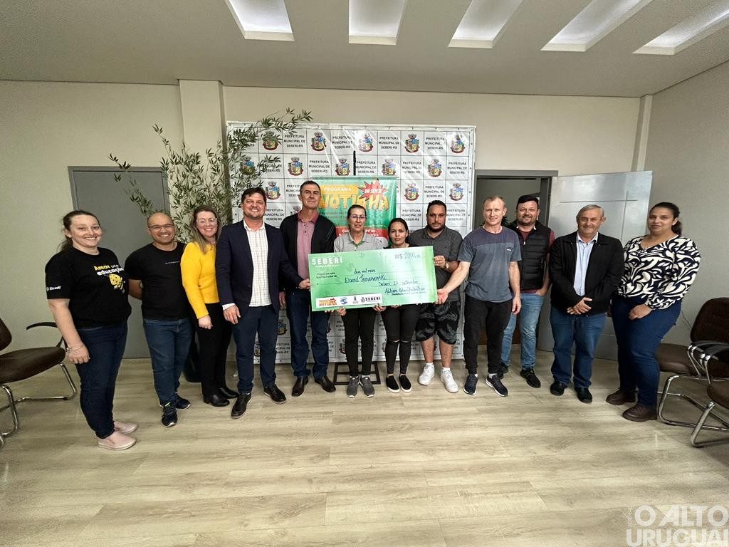 Seberi: primeiros sorteados da Notinha da Sorte são premiados 
