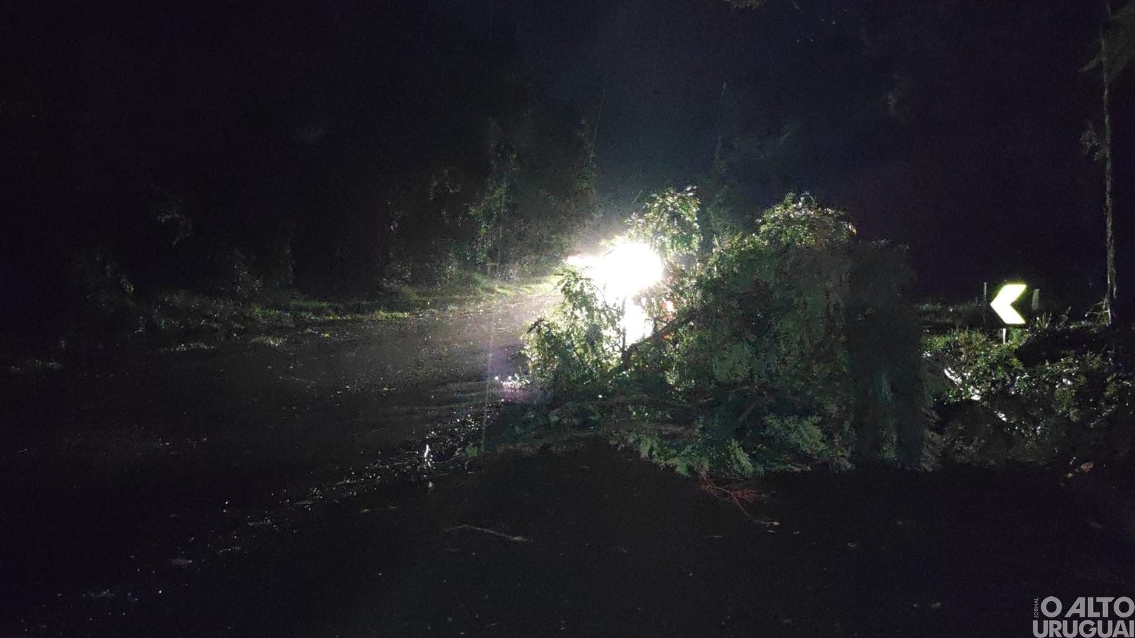 Temporal provoca transtornos na região