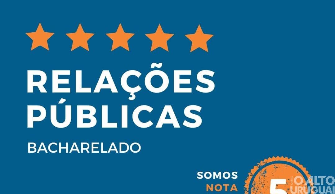 Curso de Relações Públicas da UFSM-FW é conceito máximo na avaliação do MEC