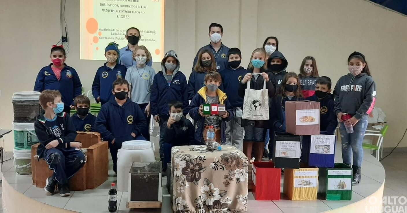 Ações de educação ambiental são realizadas nas escolas de Seberi