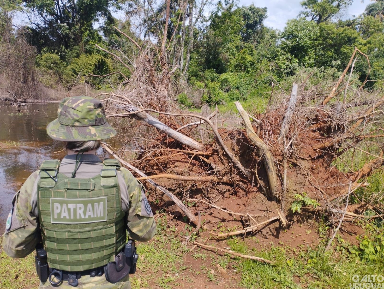 Brigada Militar flagra desmatamento em Dois Irmãos das Missões
