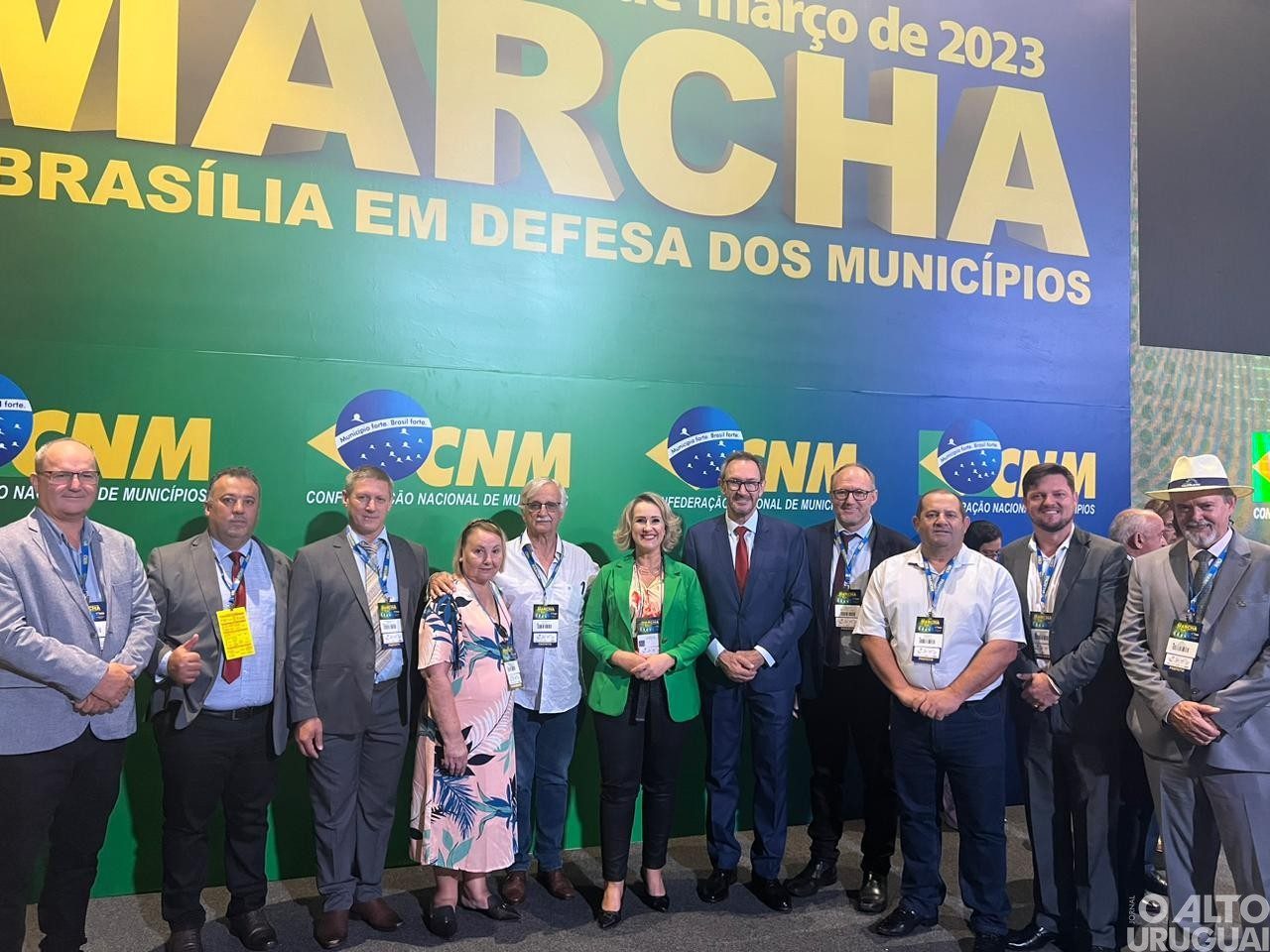 Marcha a Brasília em Defesa dos Municípios reúne prefeitos da região