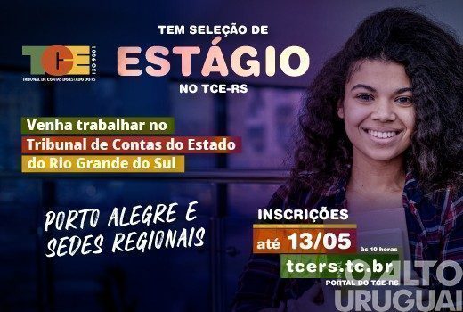 TCE-RS abre inscrições para processo seletivo de estágio em FW