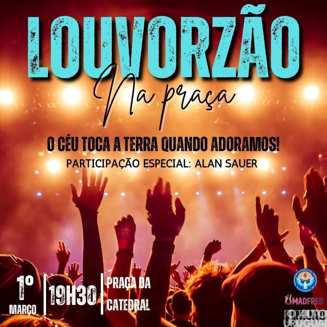 1º Louvorzão na Praça promete reunir a comunidade para uma noite de adoração