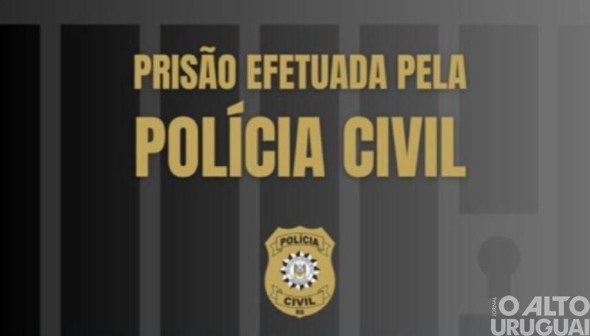 Polícia Civil de Iraí prende condenado por estupro de vulnerável