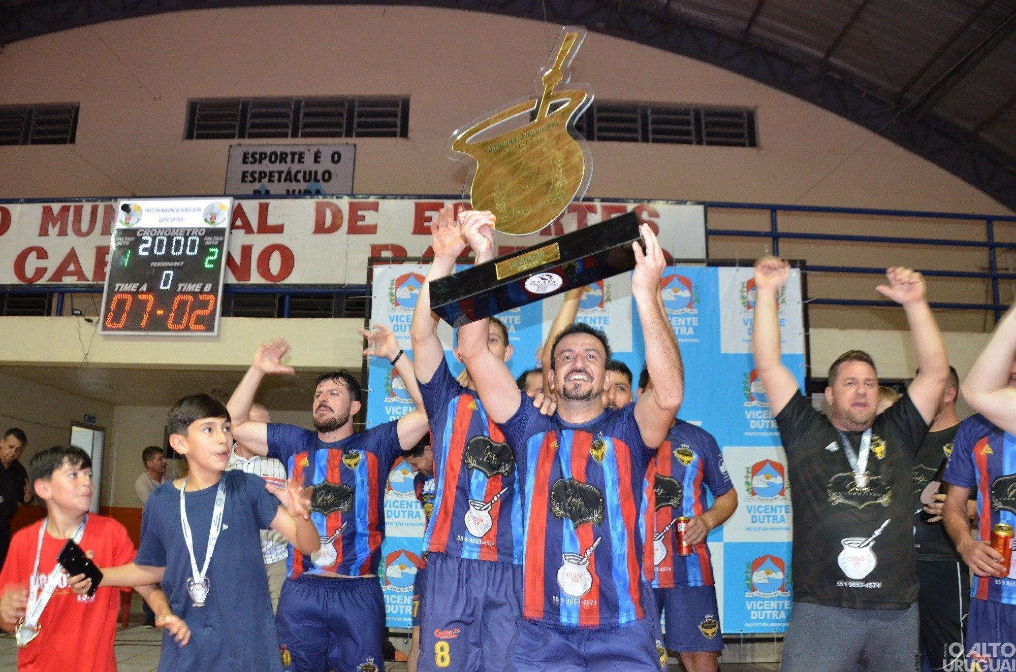 Definidos os campeões do Municipal de Futsal em Vicente Dutra