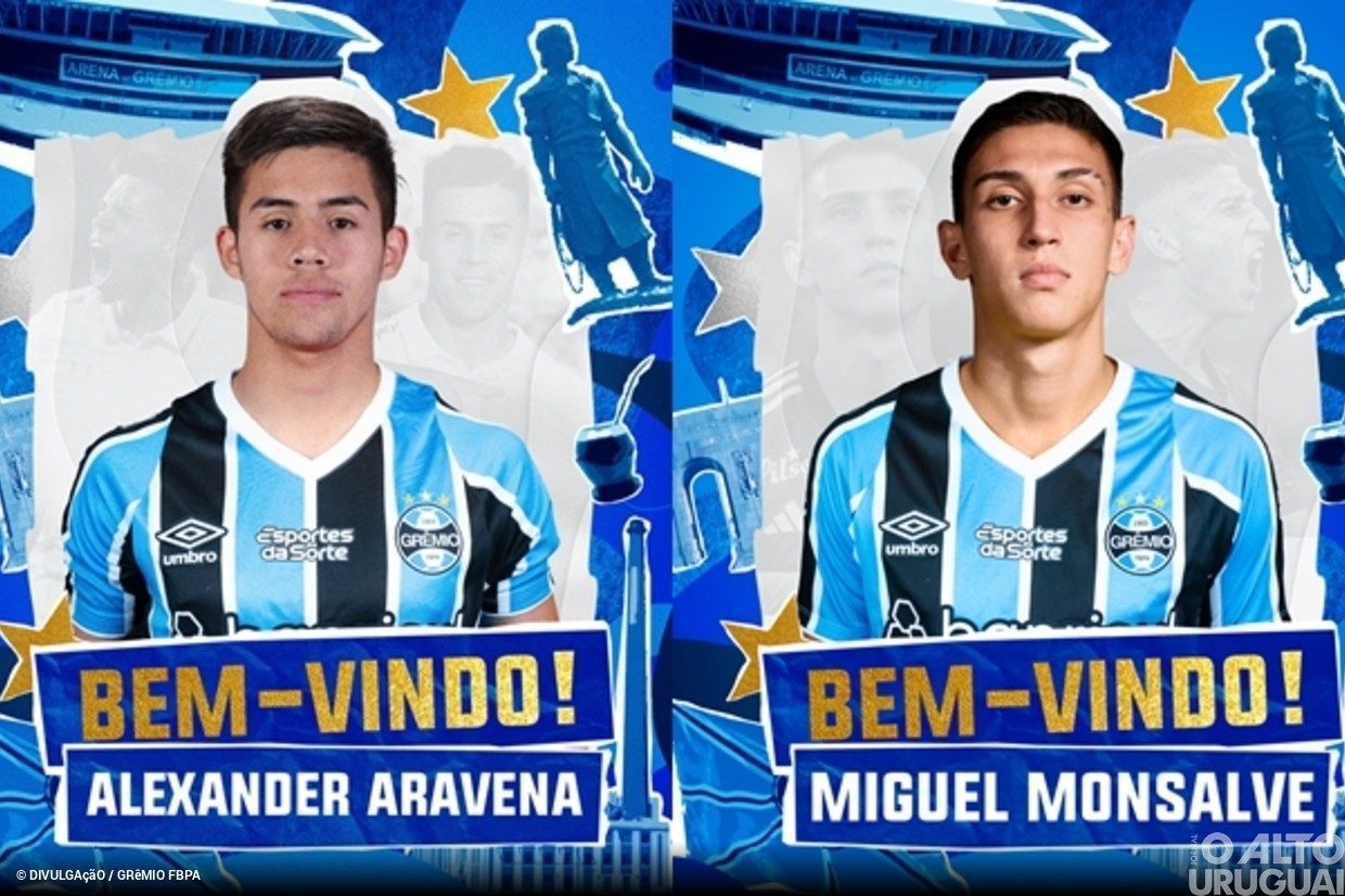 Grêmio anuncia duas contratações para o ataque