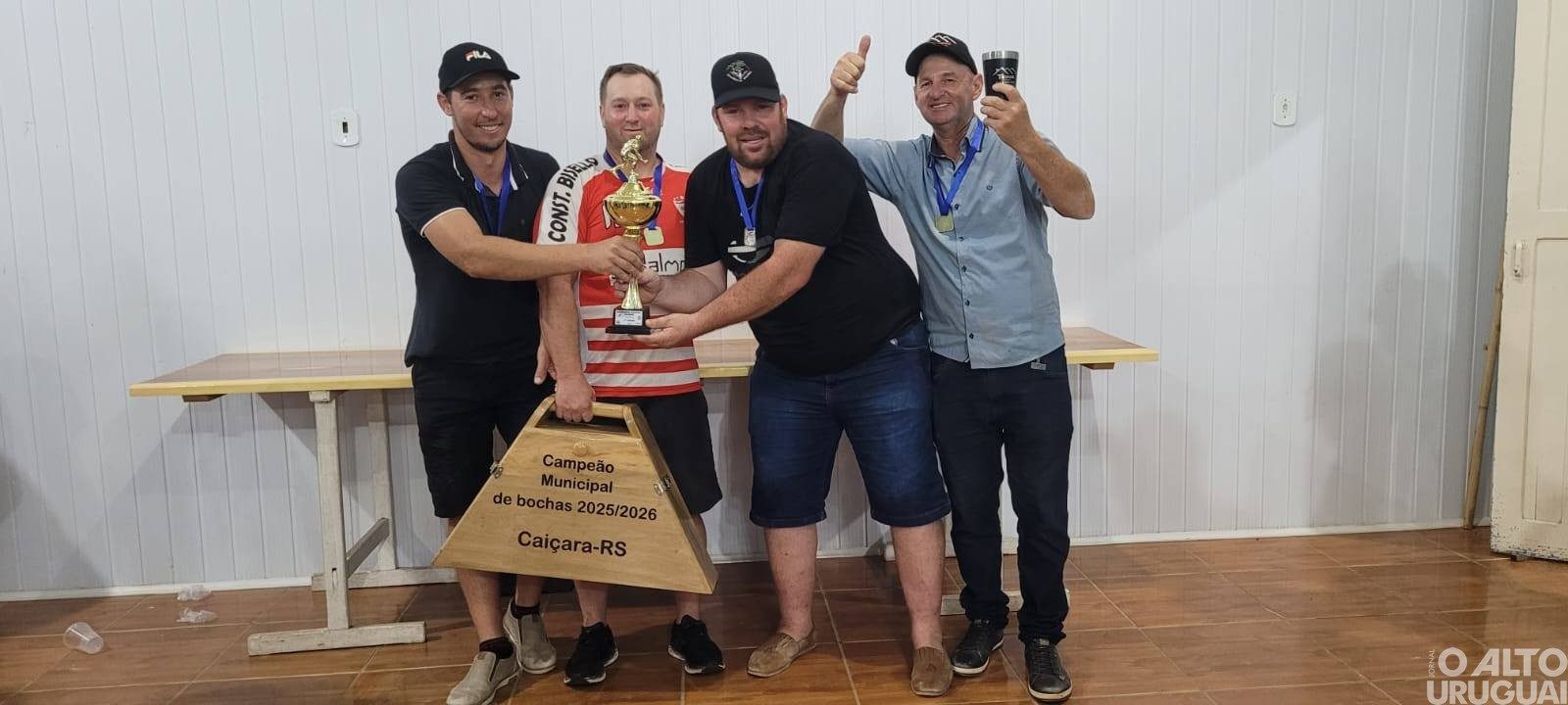 São Luís C é campeão do Municipal de Bochas de Caiçara