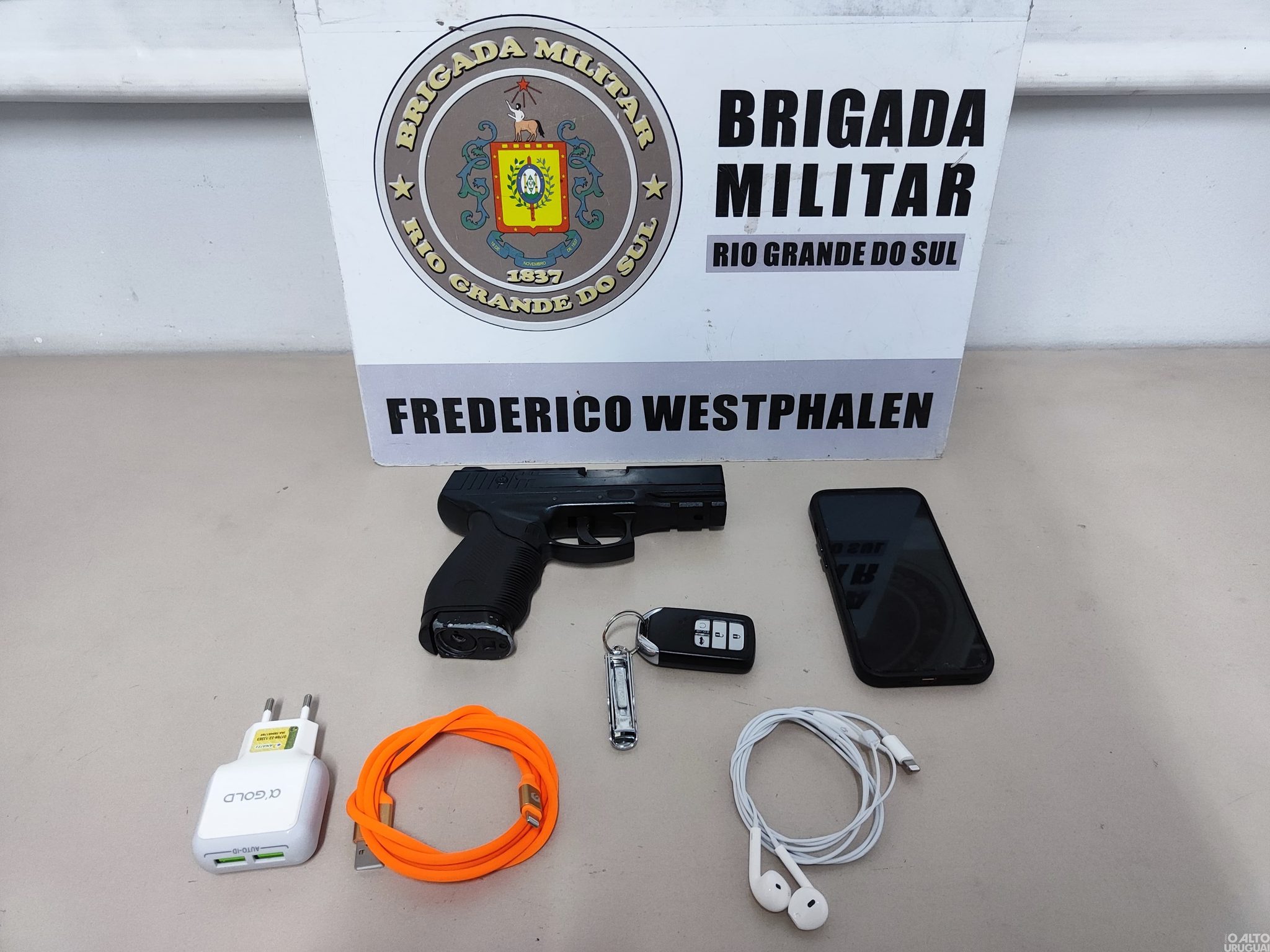 BM prende suspeito de roubo de veículo em Iraí
