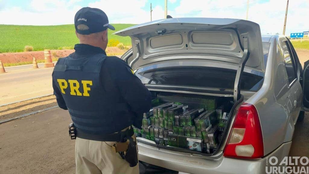 Homem é preso com oito mil maços de cigarro em FW