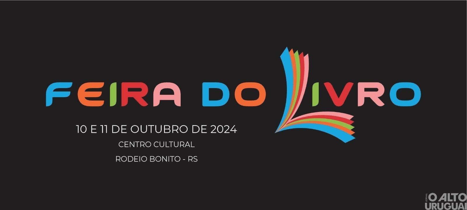 Feira do Livro de Rodeio Bonito acontece nos dias 10 e 11