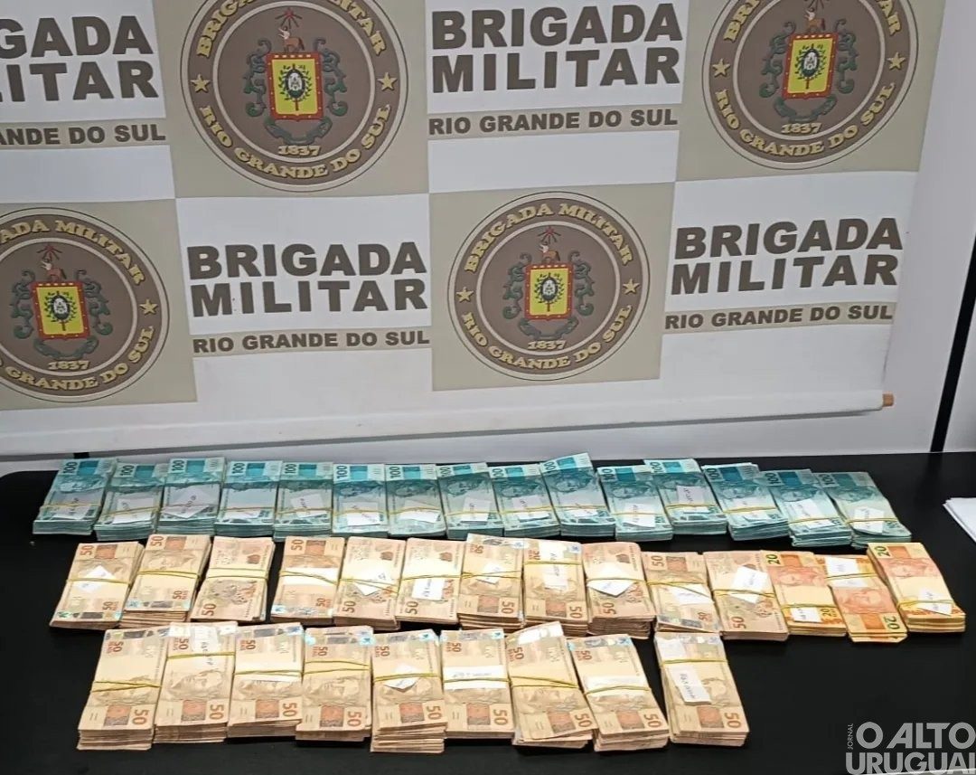 Mais de R$ 250 mil são apreendidos em Alpestre