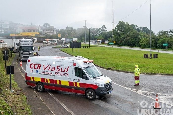 Novo bloqueio interdita trecho da BR-386 que liga Passo Fundo a Porto Alegre