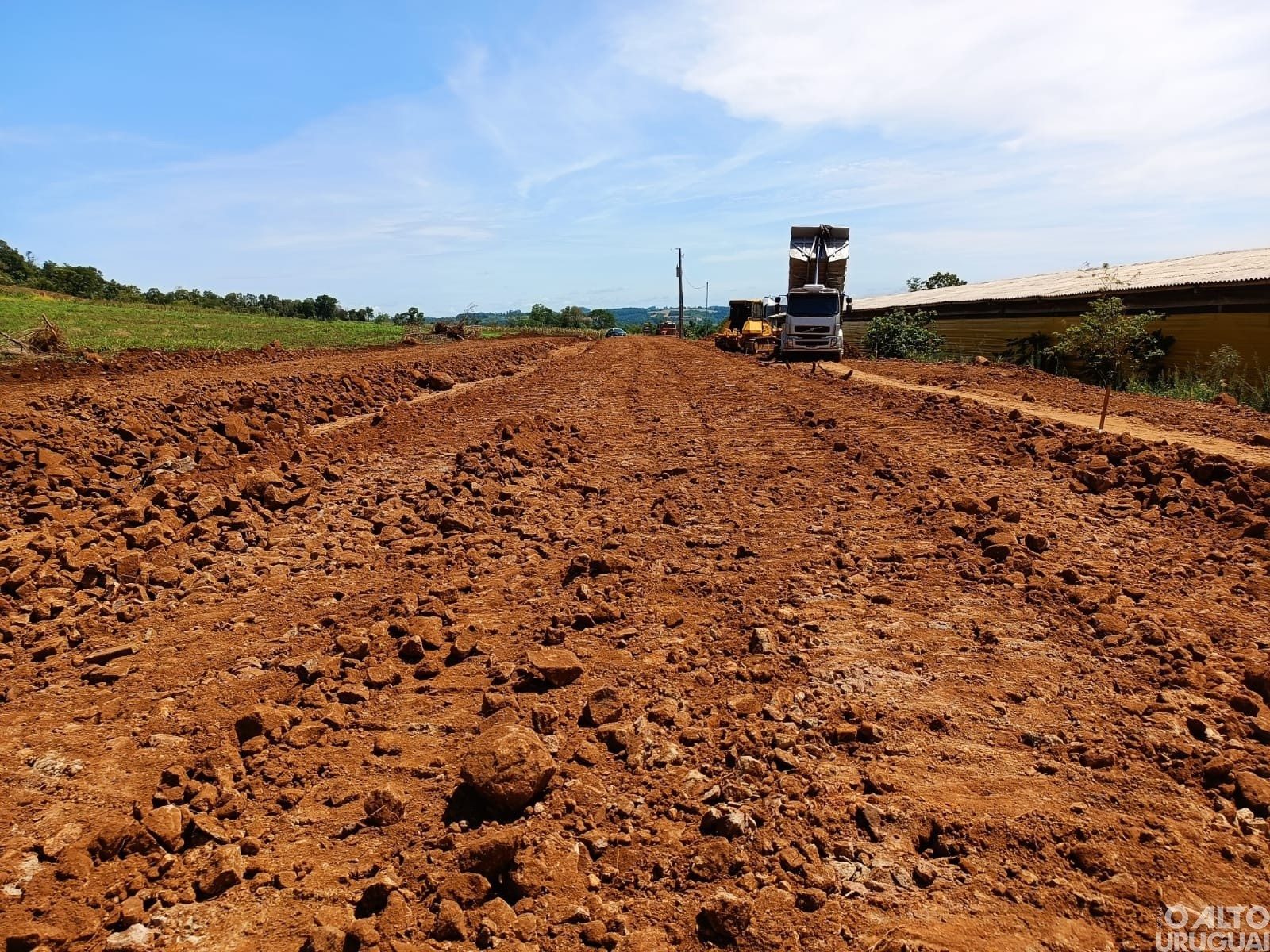 Melhorias nas vias rurais de Iraí é realizada