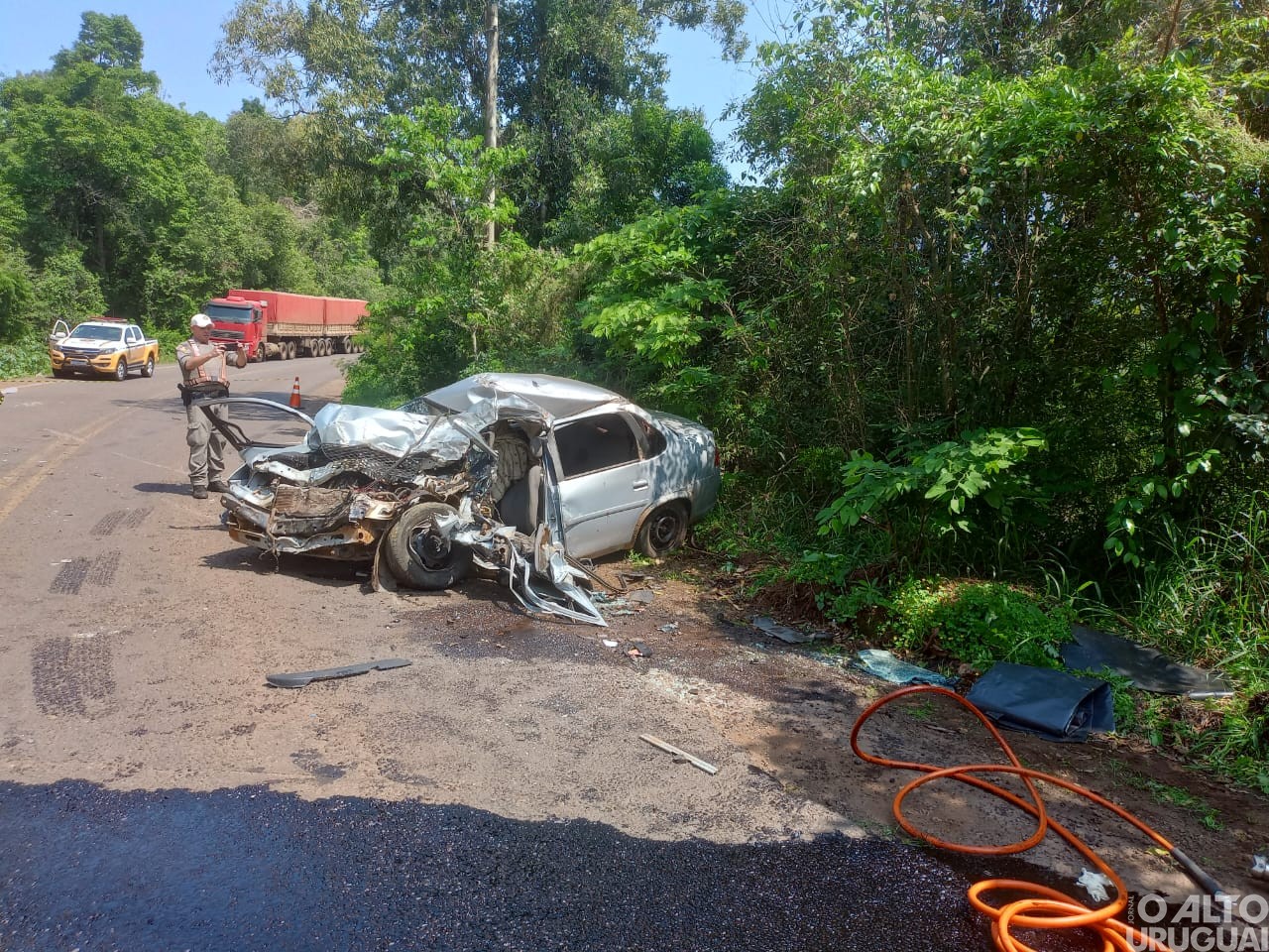 Acidente com óbito é registrado em Cristal do Sul