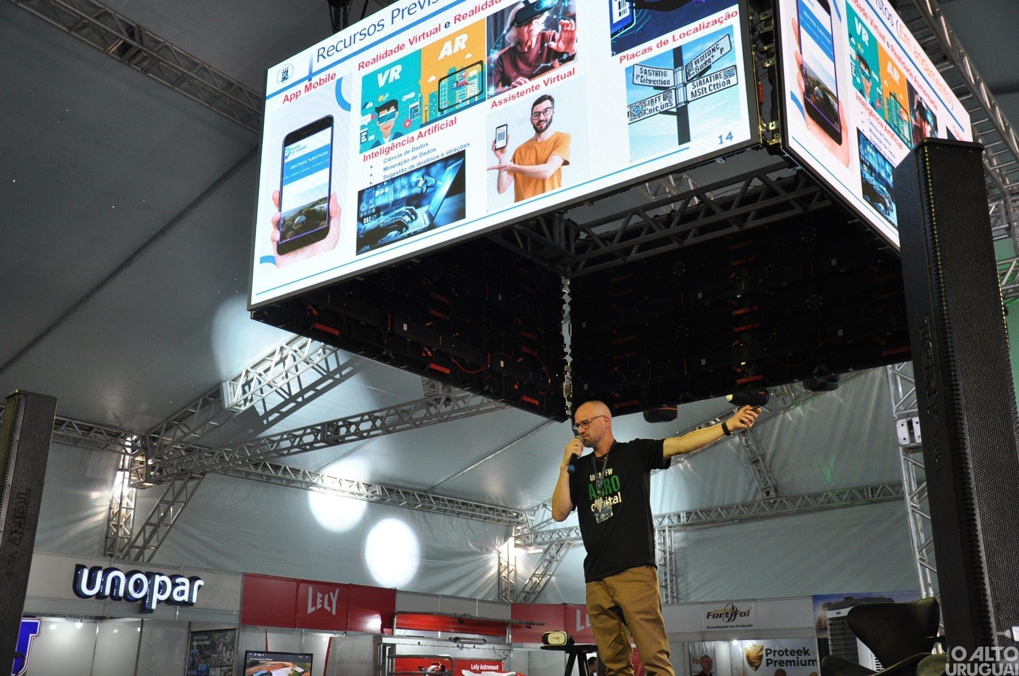UFSM/FW apresenta plataforma “Radar do Turismo” no pavilhão Conexão Expofred Agro
