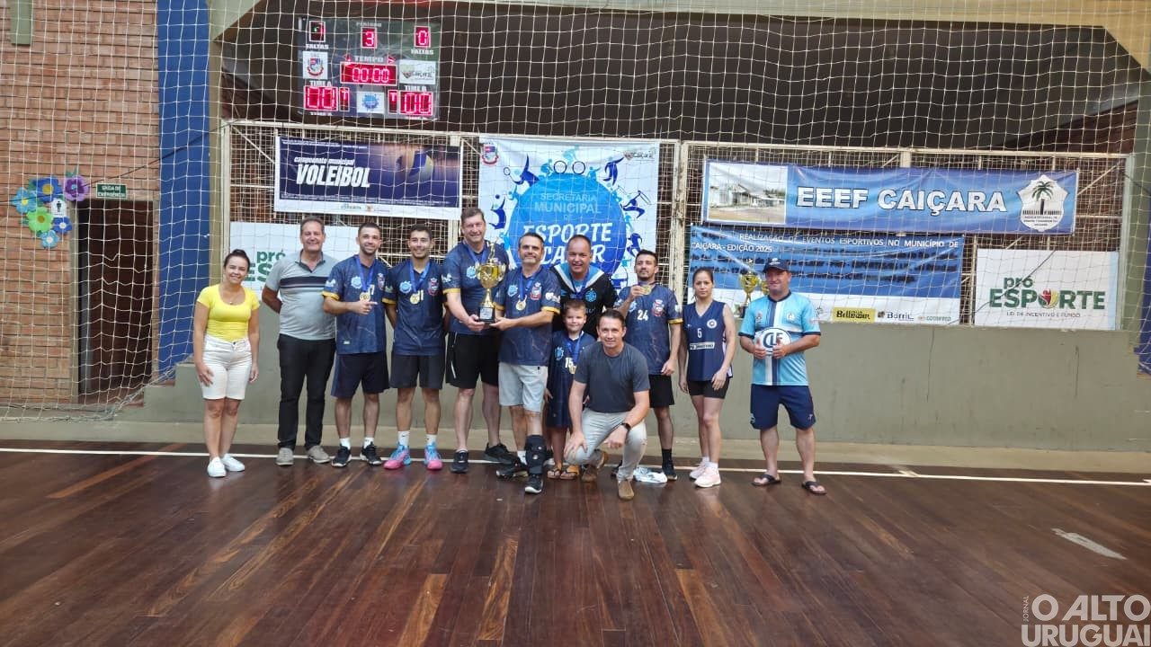 Definidos os campeões do Campeonato Municipal de Vôlei de Caiçara