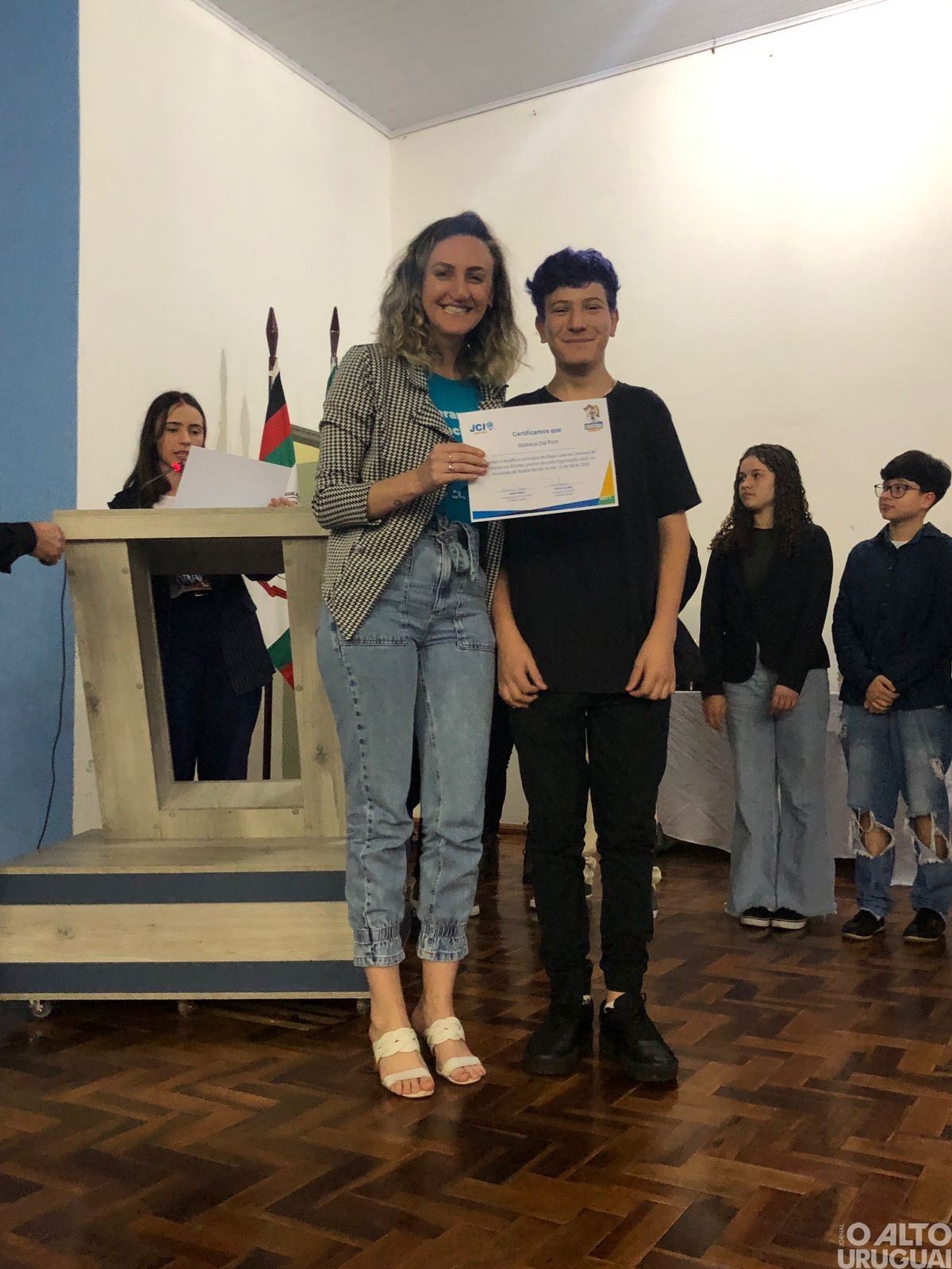 Estudantes de Rodeio Bonito participam da final do Concurso de Oratória nas Escolas