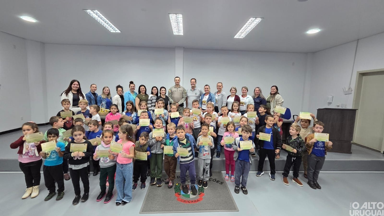 Caiçara conclui atividades do Proerd na Educação Infantil