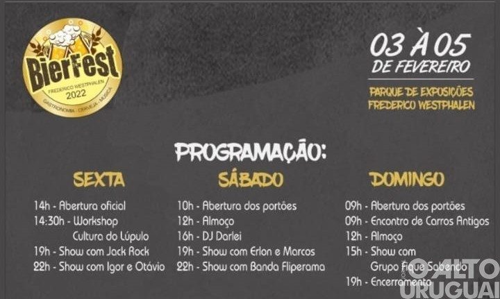 Festival Bier Fest acontece neste fim de semana
