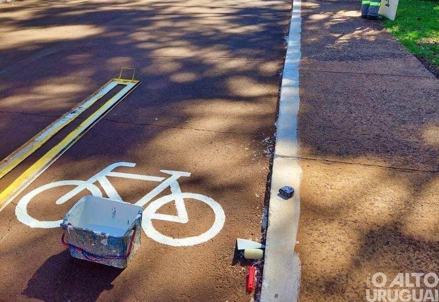 Parque de Exposições Tealmo José Schardong recebe ciclofaixa em Palmeira das Missões
