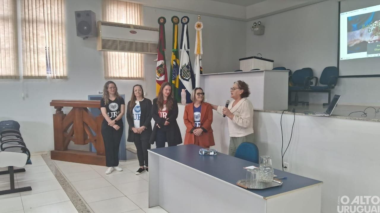 URI realiza formação a profissionais da Rede Bem Cuidar em Palmitinho