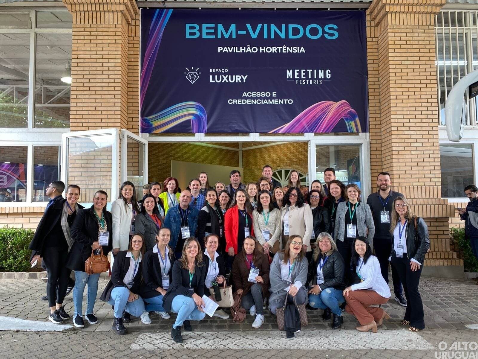 Integrantes da Secretaria de Turismo de Planalto participam do Festuris
