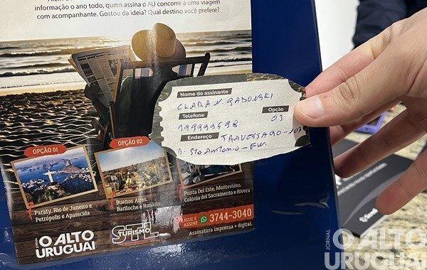 Clara Gadonski é a vencedora da promoção “De Férias com o AU”