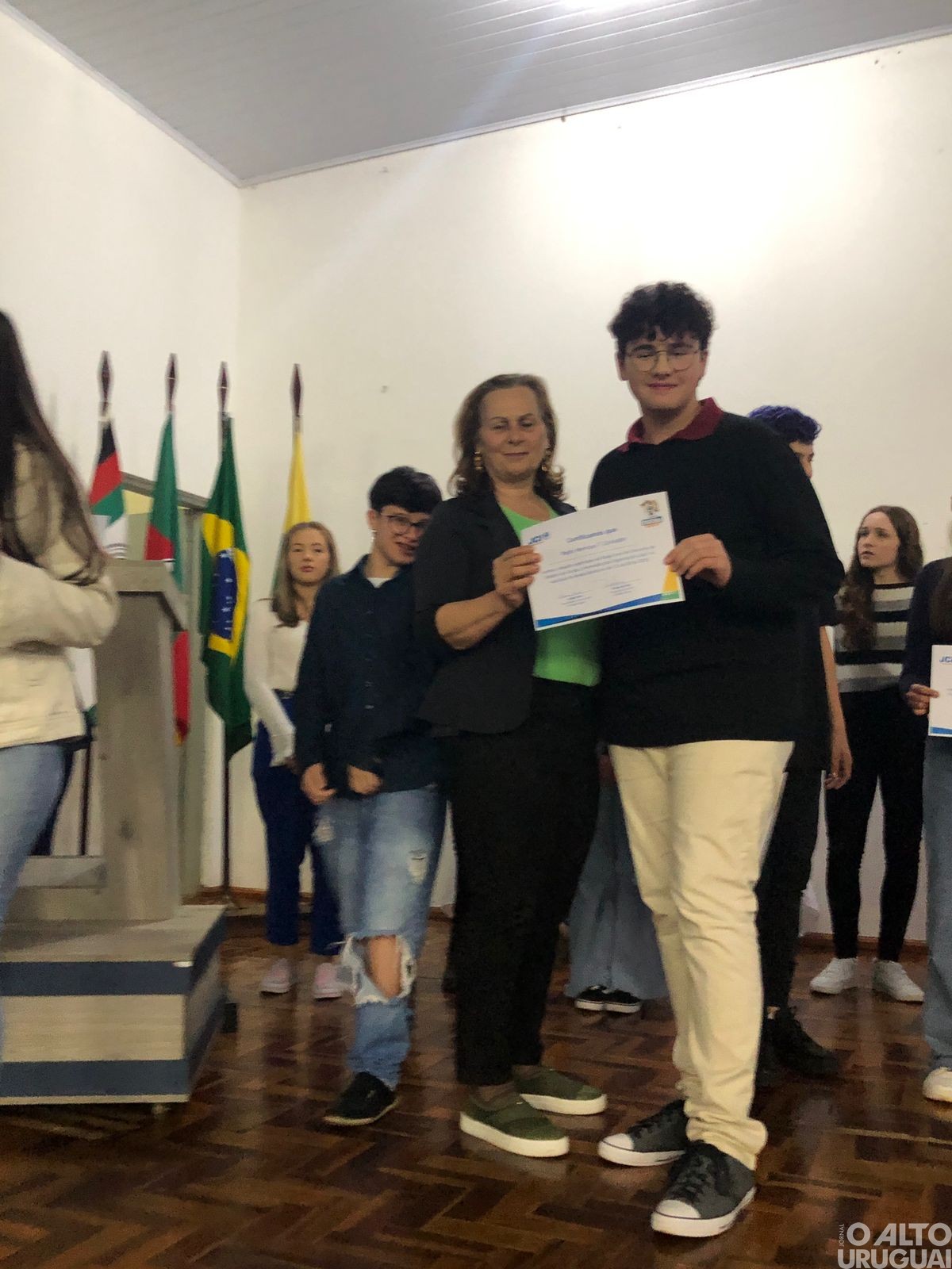 Estudantes de Rodeio Bonito participam da final do Concurso de Oratória nas Escolas