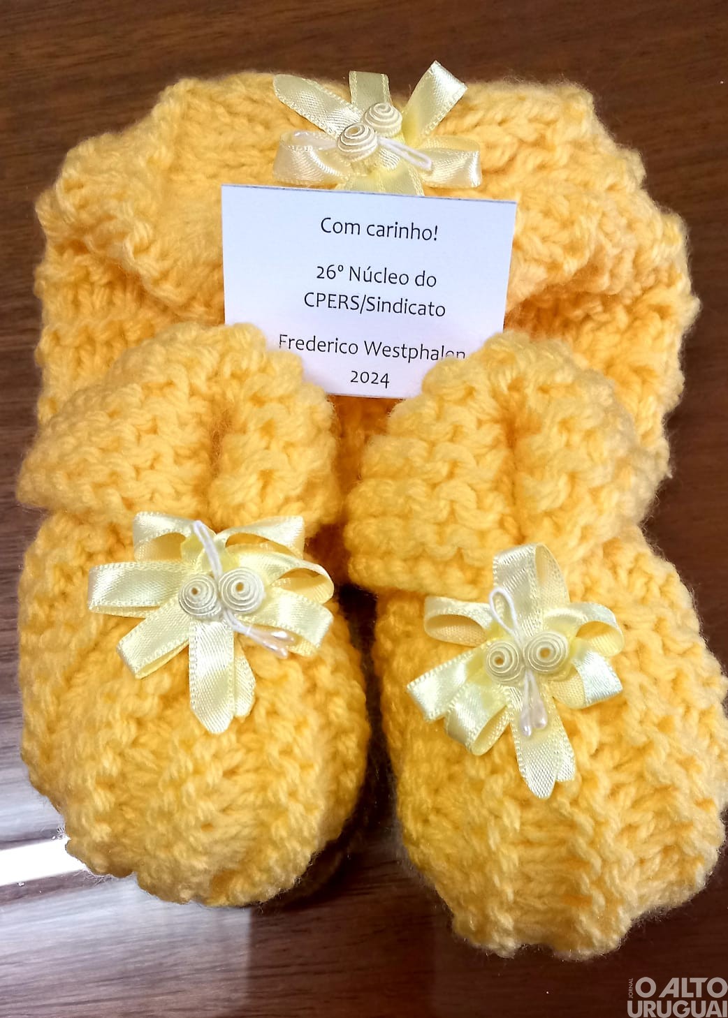 26º Núcleo do Cpers realiza doações da Campanha “Pés Quentinhos”
