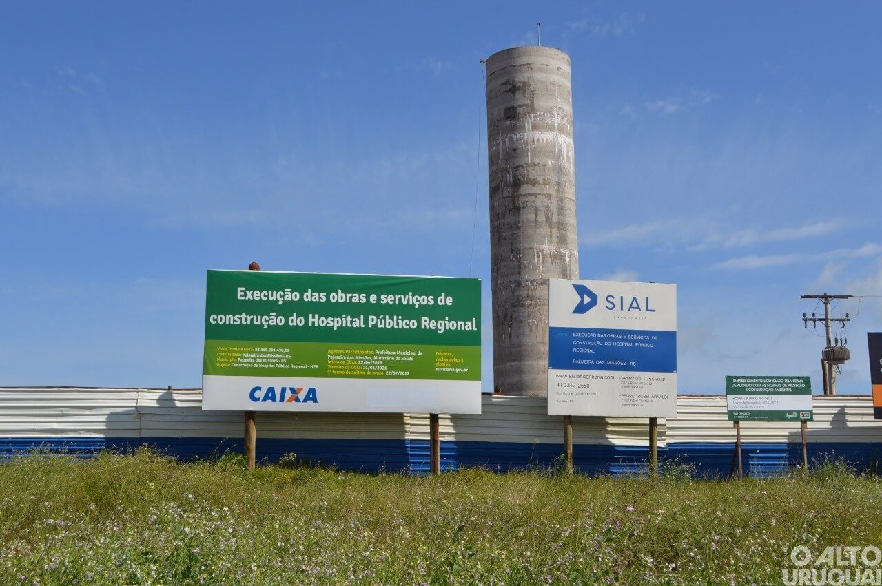 HPR em Palmeira das Missões já está com mais de 60% de suas obras finalizadas