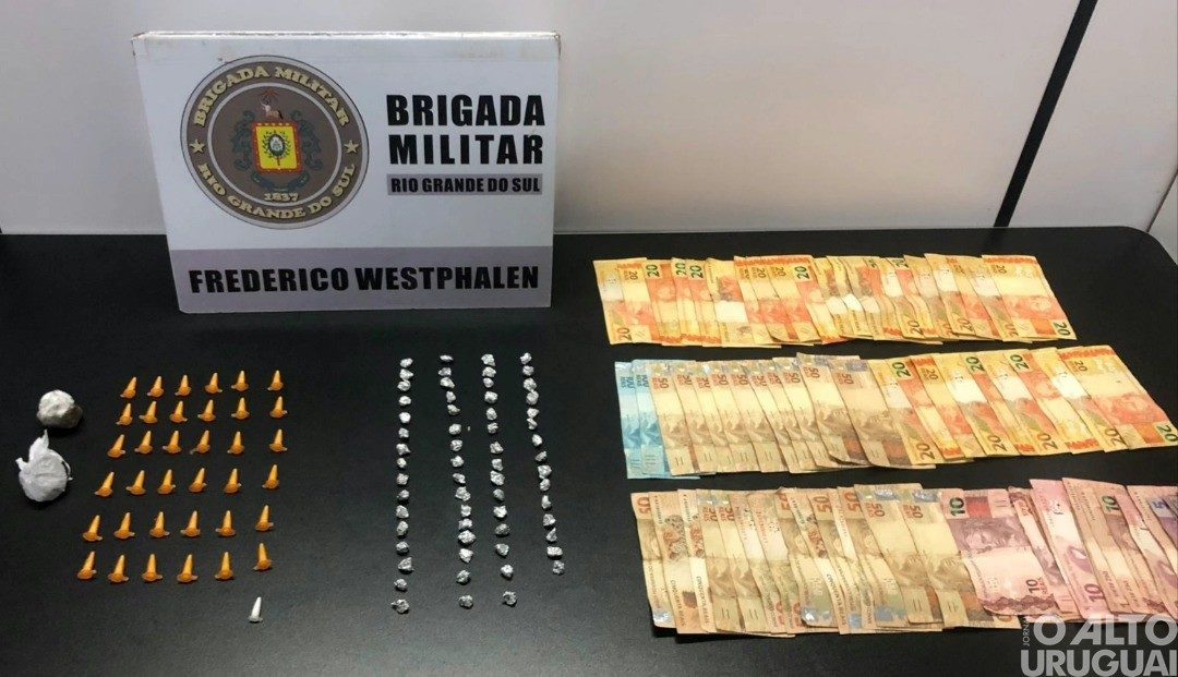 Brigada Militar apreende menores por tráfico de drogas em FW