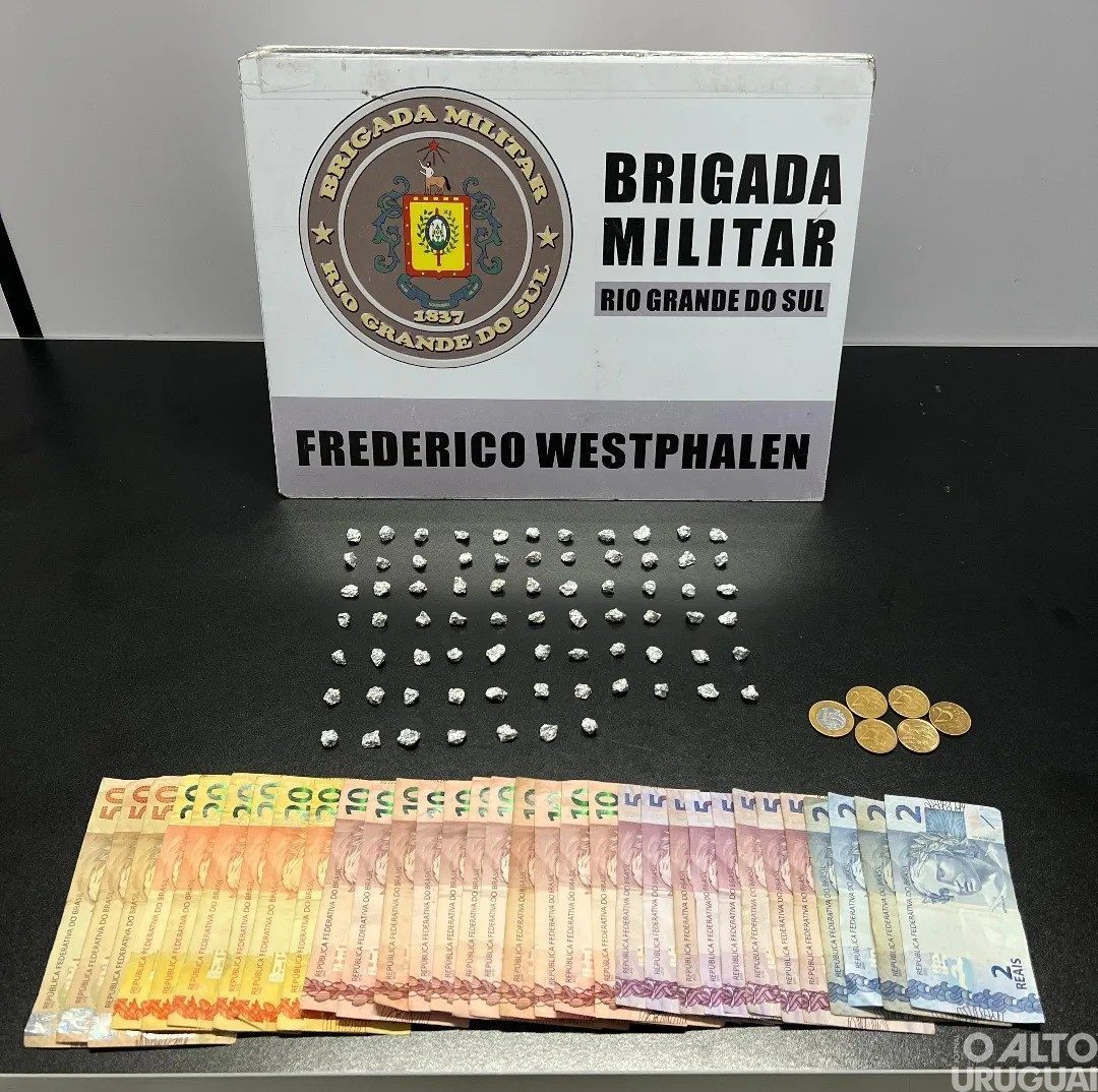 BM prende mulher por tráfico de drogas em Frederico Westphalen