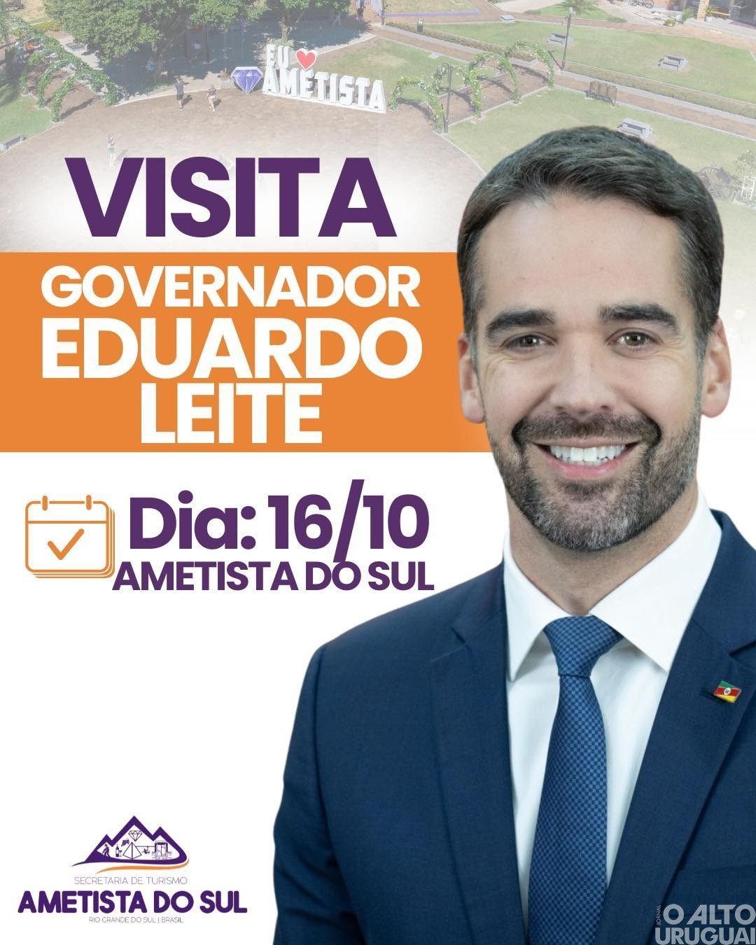 Governador Eduardo Leite deve visitar a região nesta quarta-feira