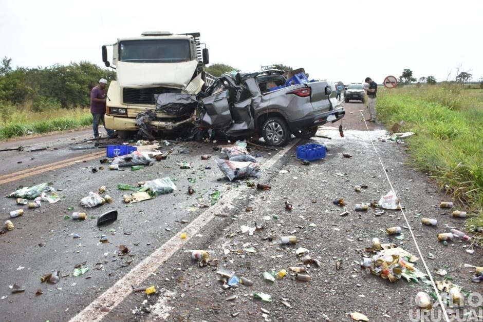Homem natural de Caiçara e companheira morrem em acidente no Mato Grosso do Sul