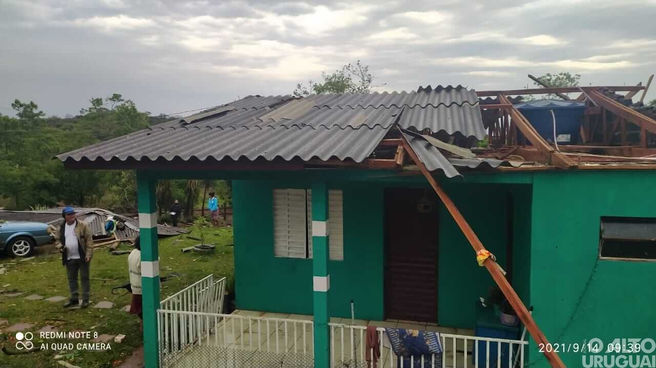 Planalto: temporal danifica casas da comunidade Guarani