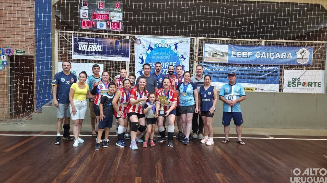 Definidos os campeões do Campeonato Municipal de Vôlei de Caiçara