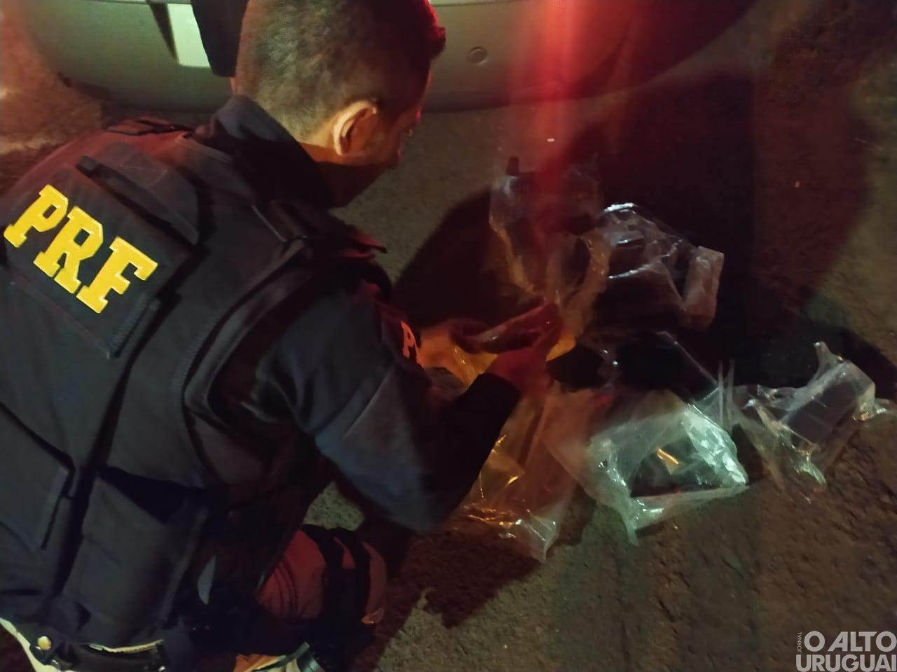 PRF prende casal com cocaína durante operação em FW