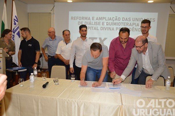 Assinado contrato entre empresa e HDP para a construção da Oncologia