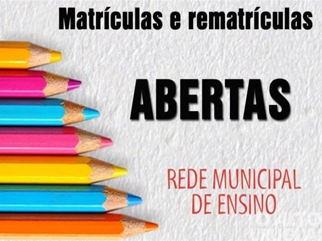 Alpestre: matrículas e rematrículas na rede municipal estão abertas
