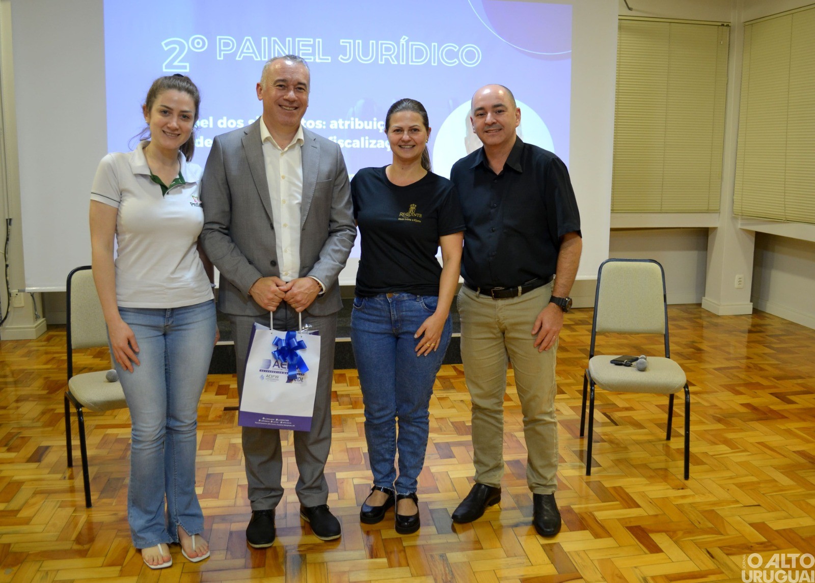 Advogado André Rodrigues palestra durante o 2º Painel Jurídico