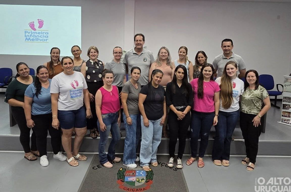 Caiçara capacita profissionais do Programa Primeira Infância Melhor
